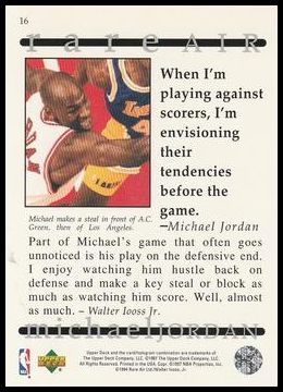1997 Upper Deck Michael Jordan Rare Air